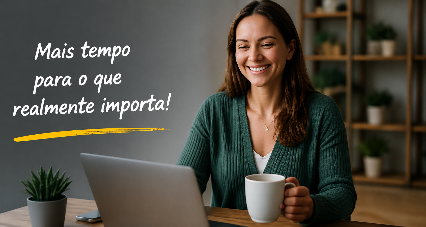 Mais tempo para o que realmente importa